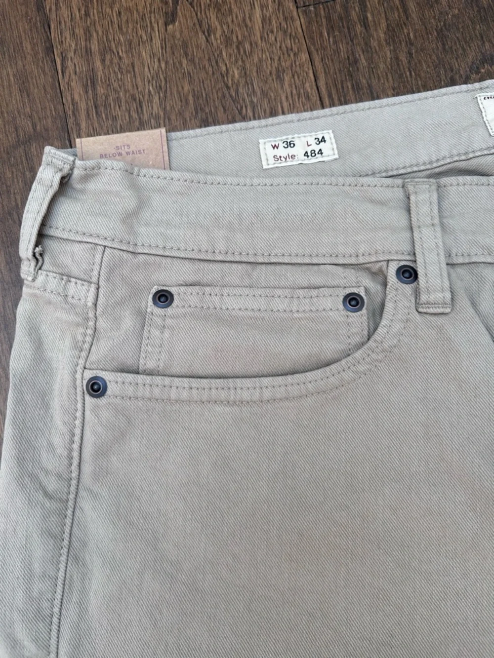 J. Crew Men’s Jeans in Light Beige